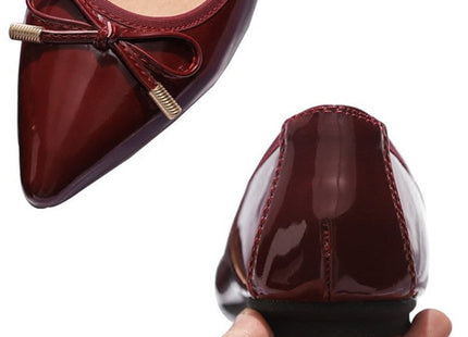 Flat Shoes Female Pointed Toe Korean Fashion Net Red Single Shoes