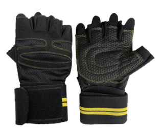 Half Finger Gym/Workout Gloves: Breathable, Non-slip