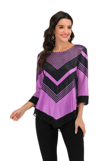 Blusa con bajo irregular