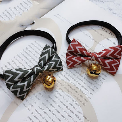 Pet bow tie bell