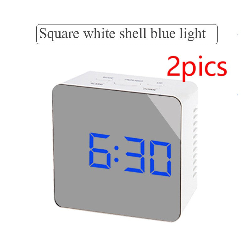 Reloj de espejo multifunción digital con LED
