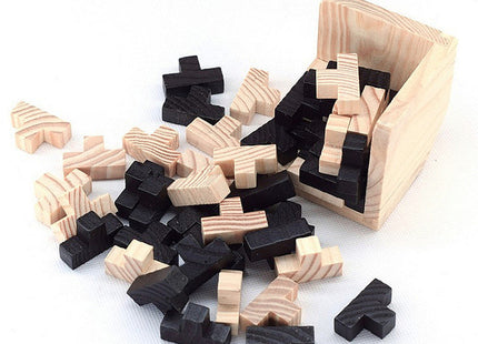 Creative 3D Puzzle Luban Interlocking Wooden Toy Early Educational Toys Puzzles