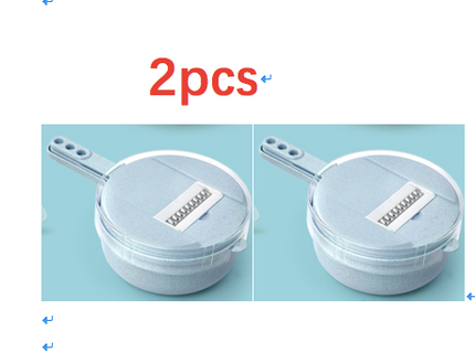8 In 1 Vegetable Slicer - Potato Peeler Carrot Onion Grater - Cutter Kitchen Accessories