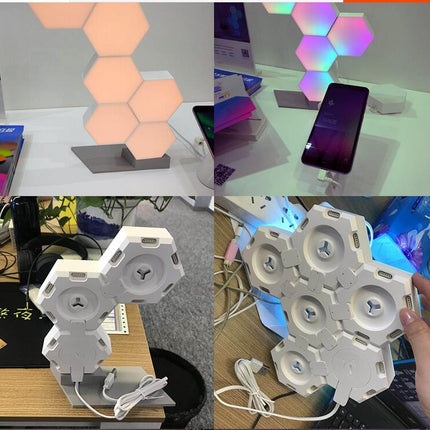 Smart Home Quantum Lamp APP Voice Control 1600W Hue Light Tone Shake