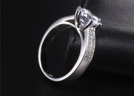 Wedding Rings Jewelry for Women Simulated Diamond Engagement Ring