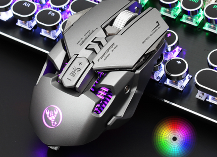 Gaming mechanical wired gaming mouse