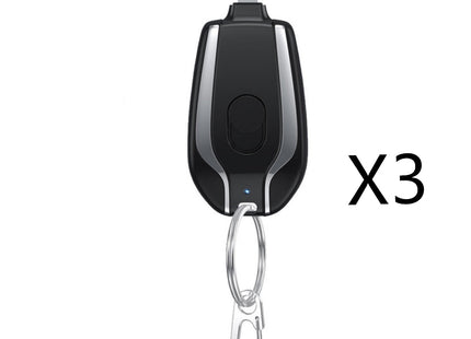 1500mAh Mini Power Emergency Pod Keychain Charger With Type-C Ultra-Compact Mini Battery Pack Fast Charging Backup Power Bank