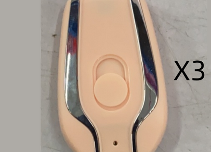 1500mAh Mini Power Emergency Pod Keychain Charger With Type-C Ultra-Compact Mini Battery Pack Fast Charging Backup Power Bank