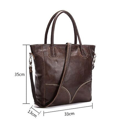Manufacturers Selling Leather Bags Leather Handbag Tote Bag Leisure Shopping Bags Wholesale Large Capacity