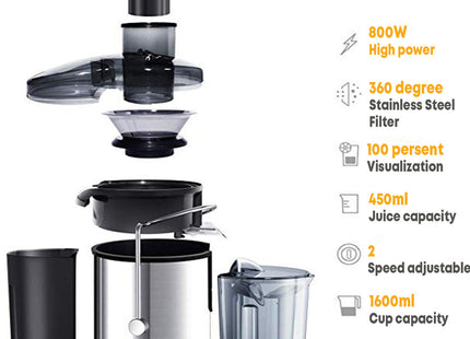 Juicer Multifunctional Separate Stainless Steel