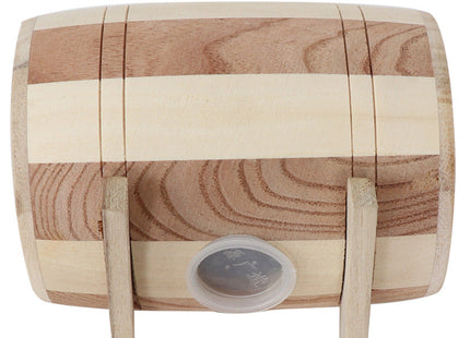Solid Wood Cylinder Piggy Bank