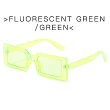 Sunglasses Female Fluorescent Green Street Shooting Catwalk