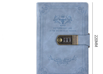 A5 Retro Codebook Journal With Lock