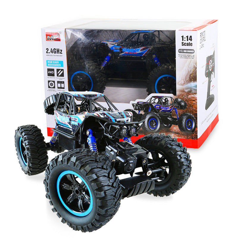 Coche RC 4x4 Teledirigido de Alta Velocidad, Vehículo Eléctrico de 2.4GHz, Juguete RC, Camión Todoterreno
