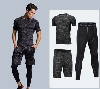 Men's Compression Tight Fit Gym/Fitness Suit
