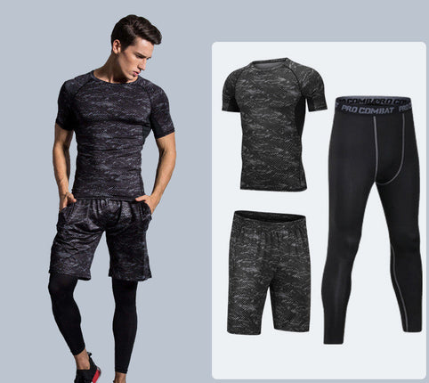 Men's Compression Tight Fit Gym/Fitness Suit