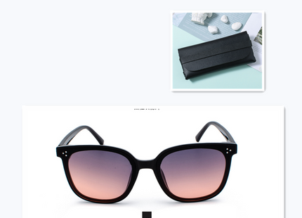 GM New Sunglasses Female Classic Black Net Red
