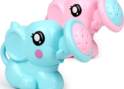 Baby Bath Toys Lovely Plastic Elephant Shape Water Spray For Baby Shower Swimming Toys Kids Gift Storage Mesh Bag Baby Kids Toy