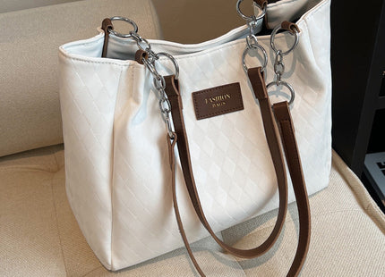 Rhombus Pattern Totes Chain Shoulder Bag Women Shopping Bags