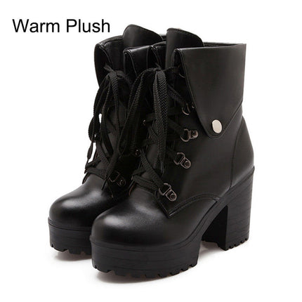 Lolita Shoes Female High Thick Heel Queen Loli