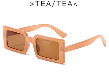 Sunglasses Female Fluorescent Green Street Shooting Catwalk