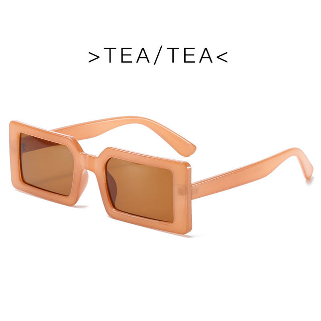 Sunglasses Female Fluorescent Green Street Shooting Catwalk