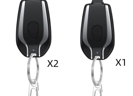 1500mAh Mini Power Emergency Pod Keychain Charger With Type-C Ultra-Compact Mini Battery Pack Fast Charging Backup Power Bank