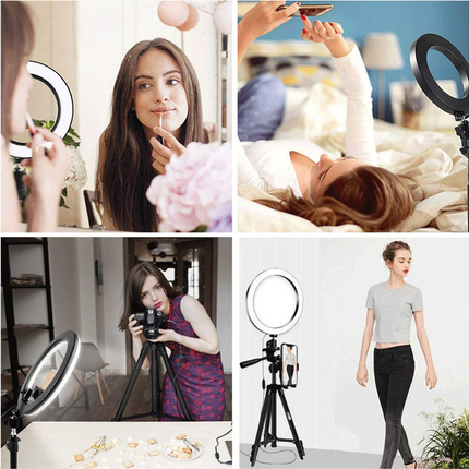 Compatible with Apple, Tripod for live mobile phone lighting