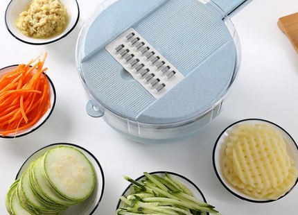 8 In 1 Vegetable Slicer - Potato Peeler Carrot Onion Grater - Cutter Kitchen Accessories