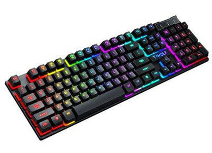 Gaming Usb Luminous Wired Keyboard Floating Manipulator