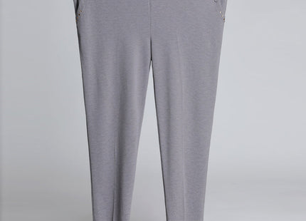 Loose Plus Fat Plus Size Middle-aged And Elderly Female Grandma Outfit High-waist Trousers