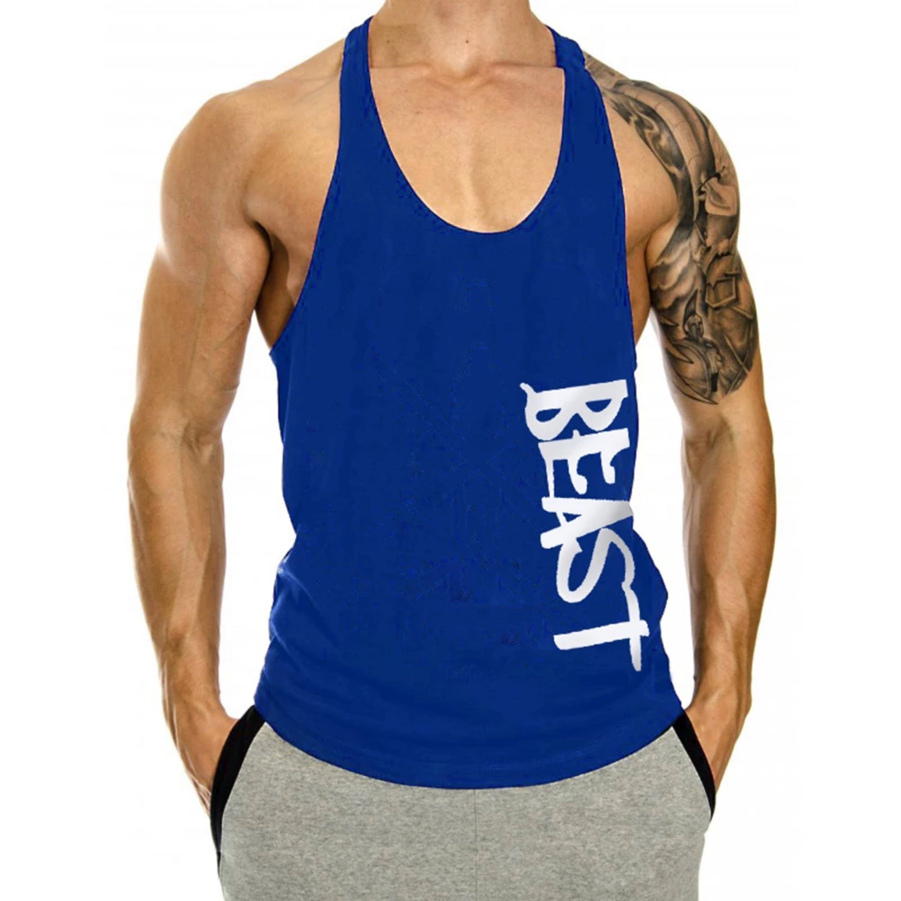 BEAST Sleeveless Gym/Fitness Vest