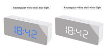 Reloj de espejo multifunción digital con LED