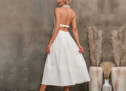 Sleeveless Dress With Breast Wrap