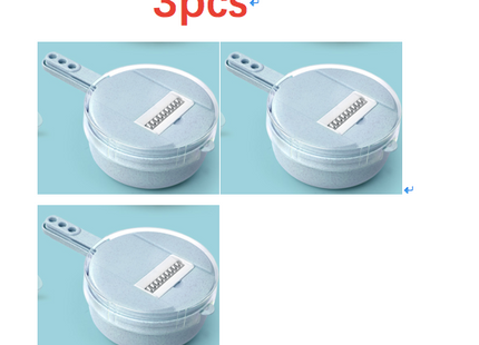 8 In 1 Vegetable Slicer - Potato Peeler Carrot Onion Grater - Cutter Kitchen Accessories