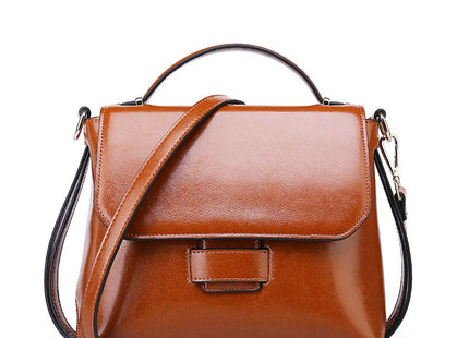 Fashion Genuine Leather Bags Women Real Leather Handbag Shoulder Bags Elegant Women Crossbody Messenger Bags