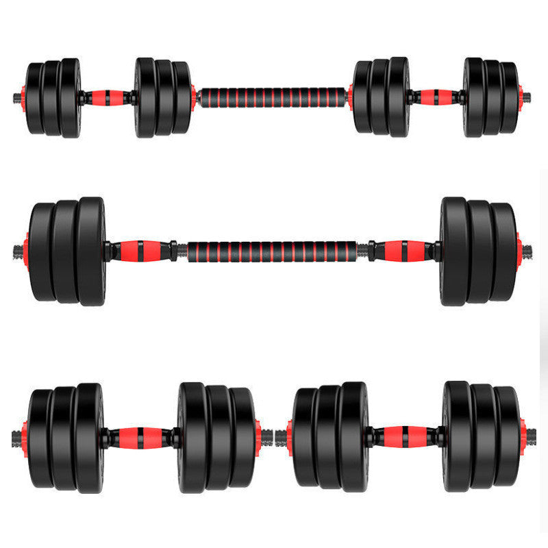 Adjustable, Rubber Coated, Multifunction Dumbbell set