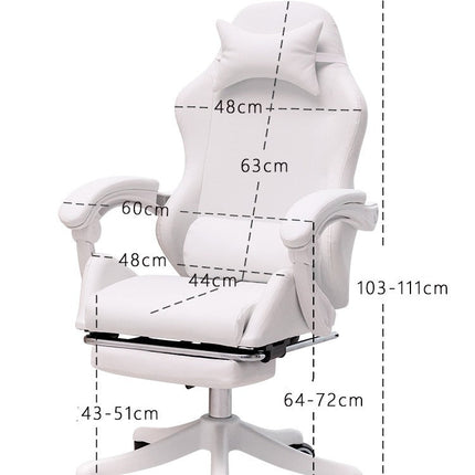 Live Broadcast Of Video Games In E-sports Dormitories Lift Reclining Computer Chair