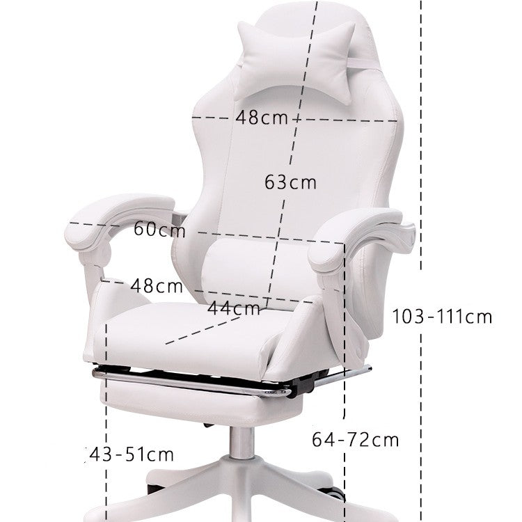 Live Broadcast Of Video Games In E-sports Dormitories Lift Reclining Computer Chair