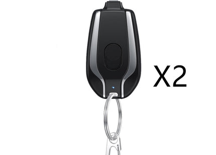 1500mAh Mini Power Emergency Pod Keychain Charger With Type-C Ultra-Compact Mini Battery Pack Fast Charging Backup Power Bank