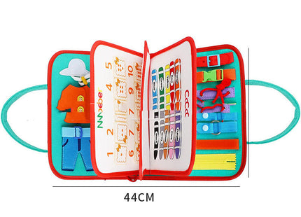 New Busy Book Children's Busy Board Dressing And Buttoning Learning Baby Early Education Preschool Sensory Learning Toy