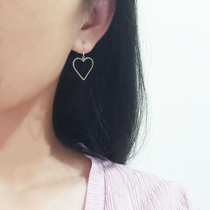 S925 Sterling White Fungus Jewelry Five-pointed Star Earrings Women
