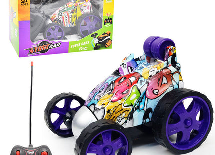 4571 coche de acrobacias con control remoto de fábrica, carro de volteo, juguete eléctrico de pie para niños, muy vendido