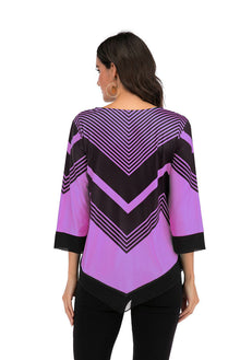 Blusa con bajo irregular