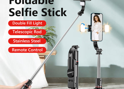 Cell Phone Bluetooth Selfie Stick Tripod