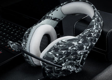 Destruction Camouflage Gaming Headset