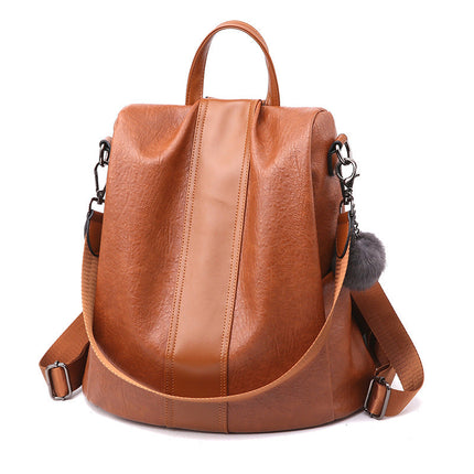 Multifunction Women Backpack Leather Female School Shoulder Bags for Teenage Girls Anti Theft Backpack Women Travel Back Pack
