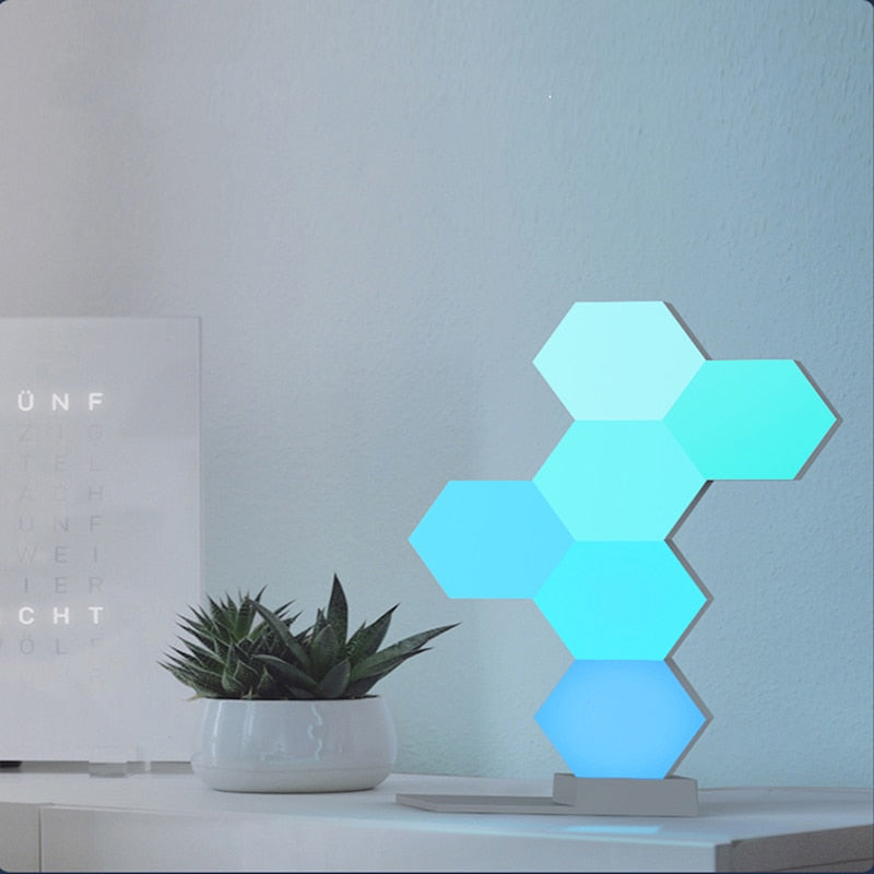 Lámpara Cuántica Inteligente para el Hogar, Control por Voz Mediante APP, Tono de Luz de 1600W con Movimiento.