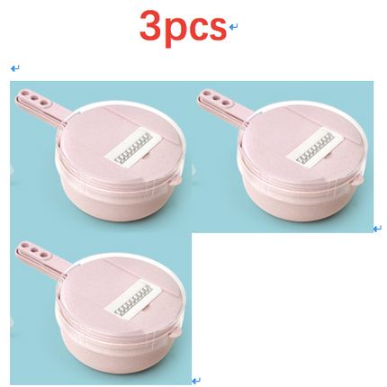 8 In 1 Vegetable Slicer - Potato Peeler Carrot Onion Grater - Cutter Kitchen Accessories