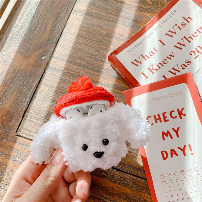 Cute Doggy with Hat AirPods Case Cover